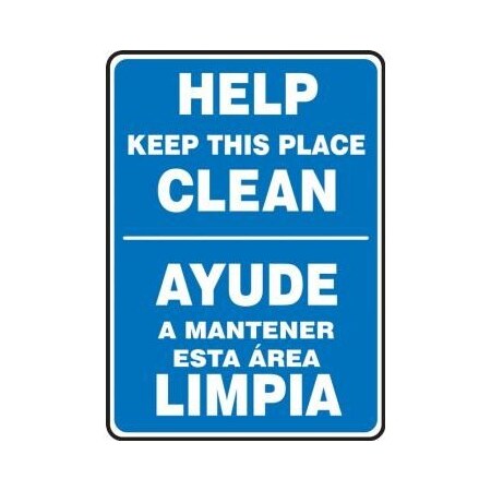 SPANISH BILINGUAL Safety Sign SBMHSK973XP